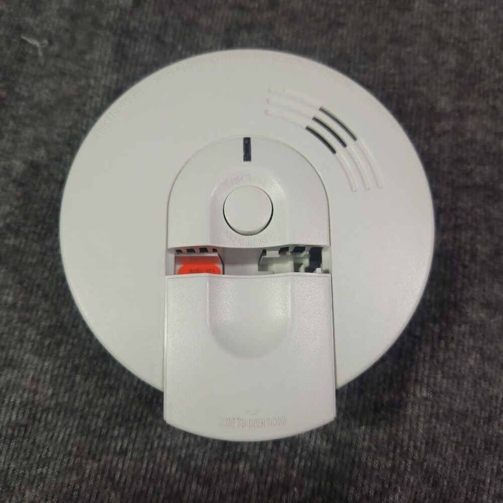 Firex 120-1182B Smoke Alarm Ionization 120V AC with 9V Battery Backup White